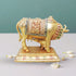 Brass Cow With Calf Statue 1.025Kg